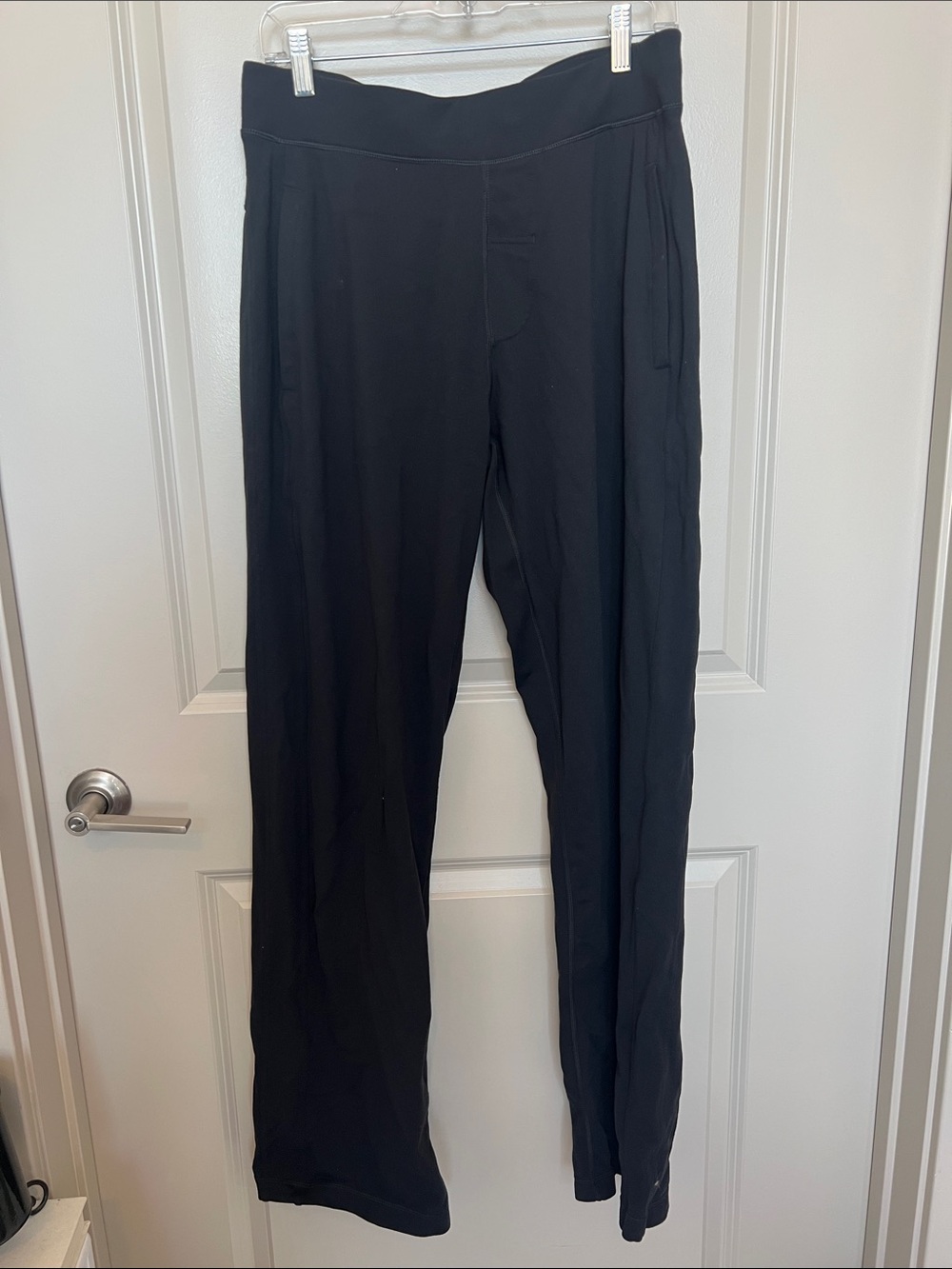 Lululemon Black Wide Leg Sweatpants, size L